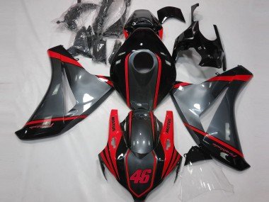 Gris Motul & Rojo 08-11 CBR1000RR Carenados Moto