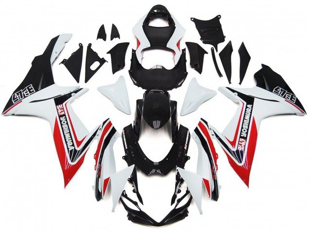 Kit De Estilo Personalizado Rojo 11-24 GSXR 600-750 Carenados Moto Kit De Estilo Personalizado Rojo 11-24 GSXR 600-750 Carenados Moto