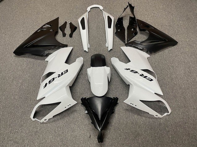 Logotipo Blanco Negro 09-11 Ninja 650R Carenados Moto Logotipo Blanco Negro 09-11 Ninja 650R Carenados Moto