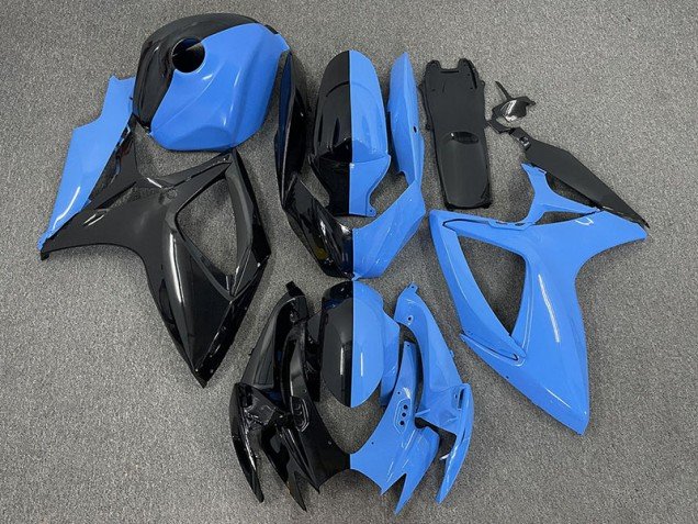 Mitad Azul & Negro 06-07 GSXR 600-750 Carenados Moto Mitad Azul & Negro 06-07 GSXR 600-750 Carenados Moto
