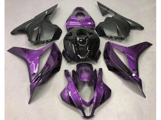 Morado Intenso Con Negro 09-12 CBR600RR Carenados Moto Morado Intenso Con Negro 09-12 CBR600RR Carenados Moto