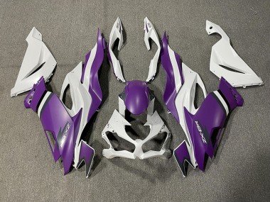 Morado Mate & Blanco 19-23 ZX6R Carenados Moto