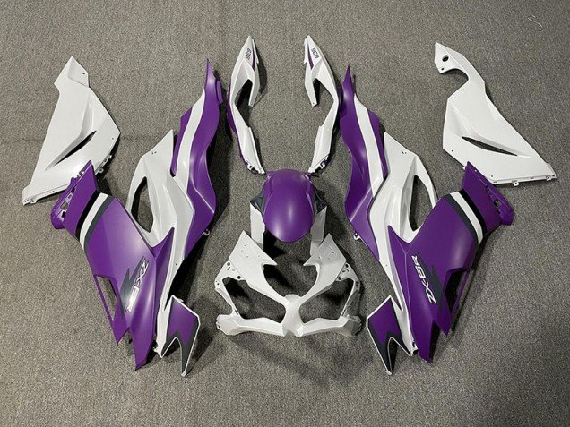 Morado Mate & Blanco 19-23 ZX6R Carenados Moto