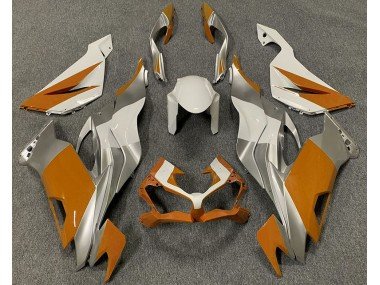 Naranja Blanco & Plata 19-23 ZX6R Carenados Moto