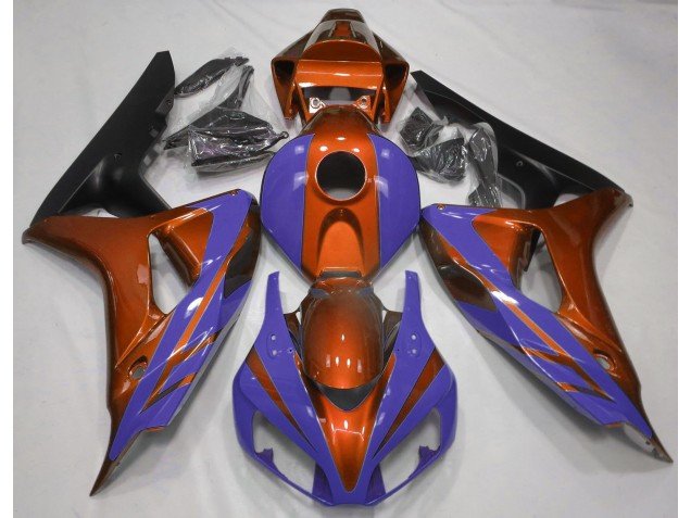 Naranja Brillante & Azul Oscuro 06-07 CBR1000RR Carenados Moto Naranja Brillante & Azul Oscuro 06-07 CBR1000RR Carenados Moto