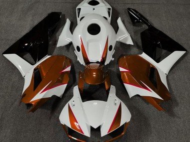 Naranja Brillante Blanco & Rojo 13-23 CBR600RR Carenados Moto