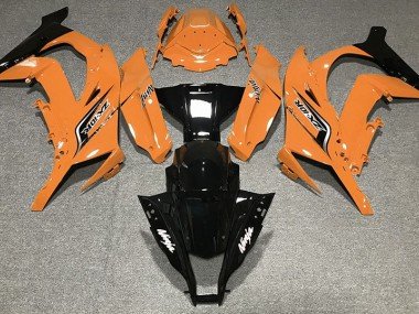 Naranja Brillante & Logotipos 11-15 ZX10R Carenados Moto