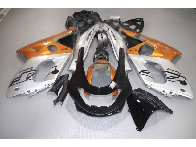 Naranja Brillante Plata & Negro 98-07 YZF600 Carenados Moto Naranja Brillante Plata & Negro 98-07 YZF600 Carenados Moto