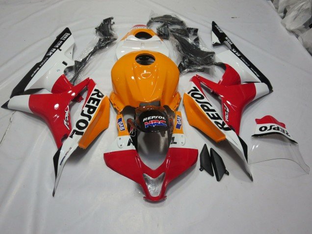Naranja Claro & Blanco Repsol 07-08 CBR600RR Carenados Moto Naranja Claro & Blanco Repsol 07-08 CBR600RR Carenados Moto