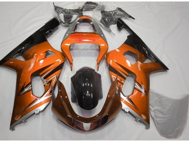 Naranja & Plata 01-03 GSXR 600-750 Carenados Moto Naranja & Plata 01-03 GSXR 600-750 Carenados Moto