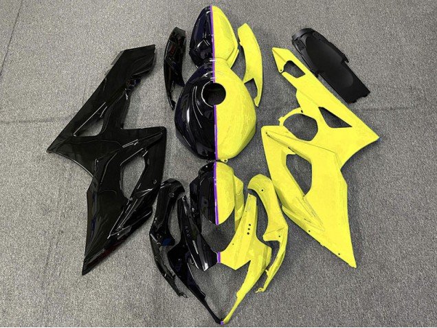 Negro & Amarillo 05-06 GSXR 1000 Carenados Moto