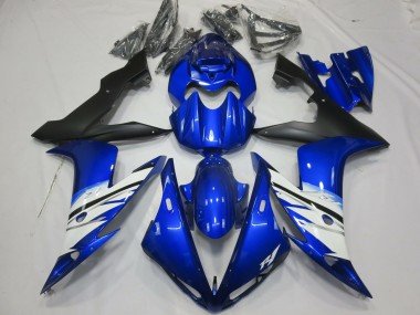 Negro Azul & Blanco 04-06 R1 Carenados Moto