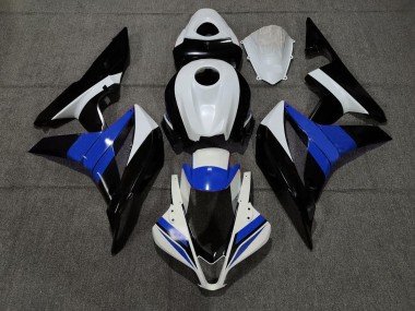 Negro Blanco & Azul 07-08 CBR600RR Carenados Moto