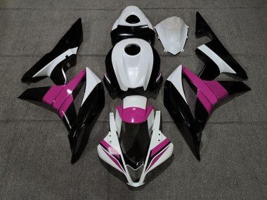 Negro Blanco & Rosa 07-08 CBR600RR Carenados Moto