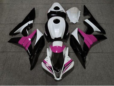 Negro Blanco & Rosa 07-08 CBR600RR Carenados Moto