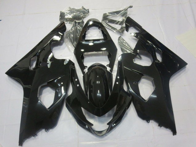 Negro Brillante 04-05 GSXR 600-750 Carenados Moto Negro Brillante 04-05 GSXR 600-750 Carenados Moto