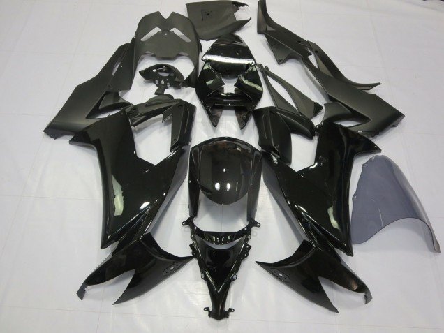 Negro Brillante 08-10 ZX10R Carenados Moto Negro Brillante 08-10 ZX10R Carenados Moto