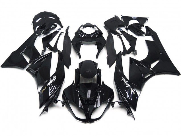 Negro Brillante 09-12 ZX6R Carenados Moto Negro Brillante 09-12 ZX6R Carenados Moto
