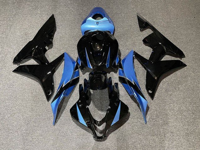 Negro Brillante & Azul Claro 07-08 CBR600RR Carenados Moto