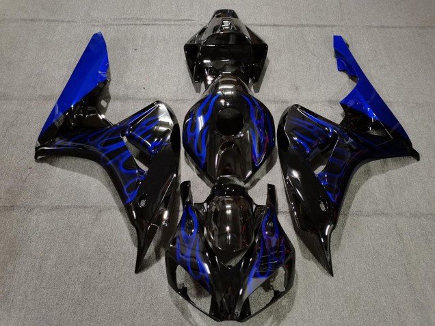 Negro Brillante Azul Llama 06-07 CBR1000RR Carenados Moto Negro Brillante Azul Llama 06-07 CBR1000RR Carenados Moto