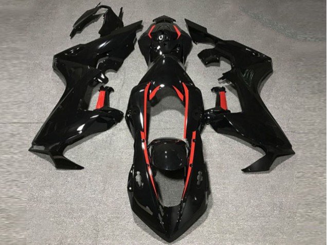 Negro Brillante Con Forro Rojo 17-23 CBR1000RR Carenados Moto Negro Brillante Con Forro Rojo 17-23 CBR1000RR Carenados Moto