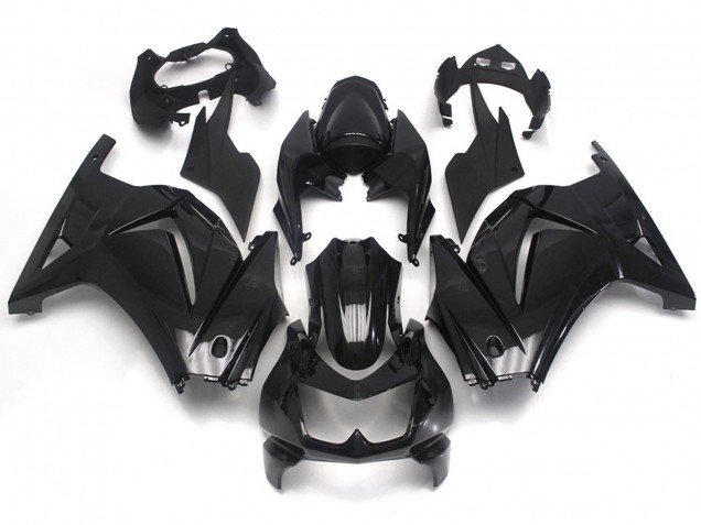 Negro Brillante Liso 08-12 Ninja 250 Carenados Moto Negro Brillante Liso 08-12 Ninja 250 Carenados Moto