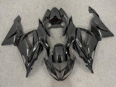 Negro Brillante Liso 13-18 ZX6R Carenados Moto