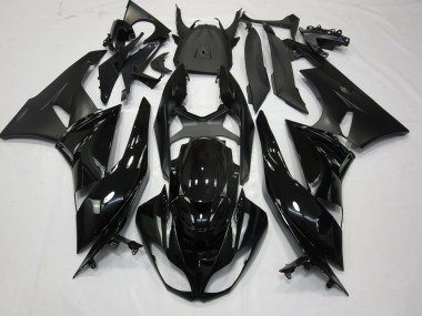 Negro Brillante Mate 09-12 ZX6R Carenados Moto