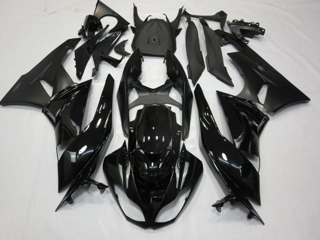 Negro Brillante Mate 09-12 ZX6R Carenados Moto Negro Brillante Mate 09-12 ZX6R Carenados Moto