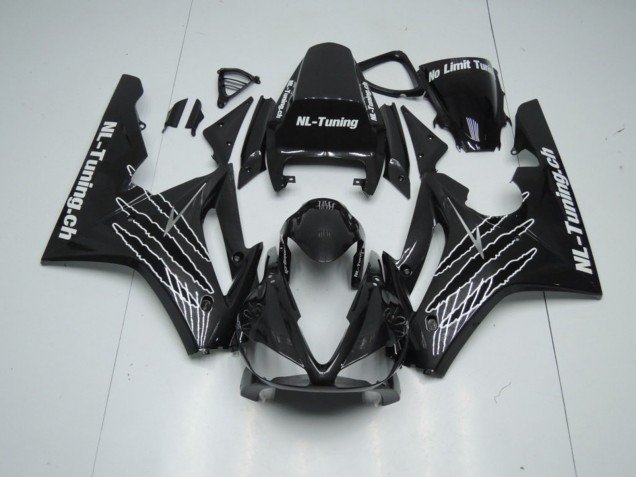 Negro Brillante (Personalizado) 09-12 Daytona 675 Carenados Moto