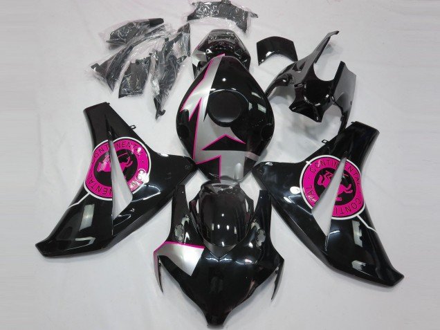 Negro Brillante & Rosa 08-11 CBR1000RR Carenados Moto Negro Brillante & Rosa 08-11 CBR1000RR Carenados Moto