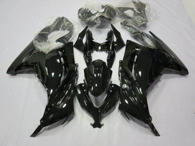 Negro Brillo 13-18 Ninja 300 Carenados Moto