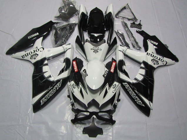 Negro Corona 08-10 GSXR 600-750 Carenados Moto Negro Corona 08-10 GSXR 600-750 Carenados Moto
