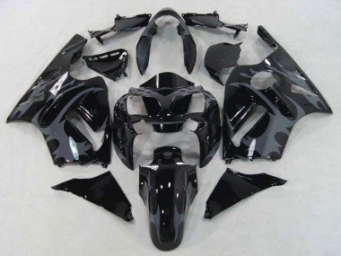 Negro Guerrero 02-05 ZX12R Carenados Moto