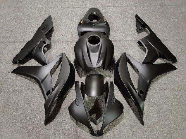 Negro Mate 07-08 CBR600RR Carenados Moto Negro Mate 07-08 CBR600RR Carenados Moto