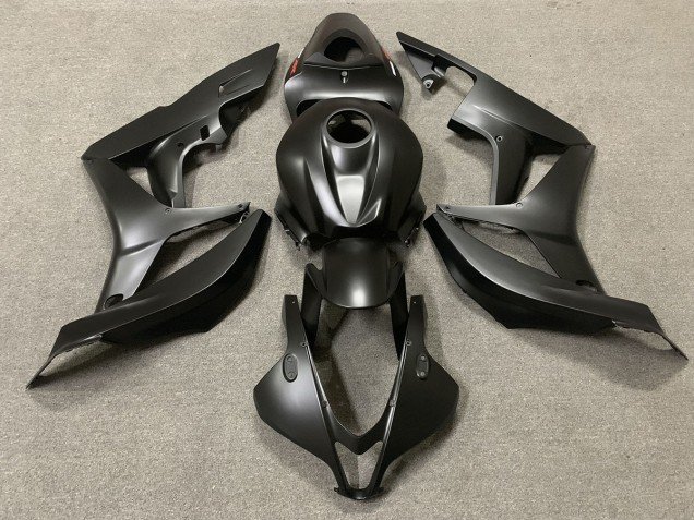 Negro Mate 07-08 CBR600RR Carenados Moto Negro Mate 07-08 CBR600RR Carenados Moto