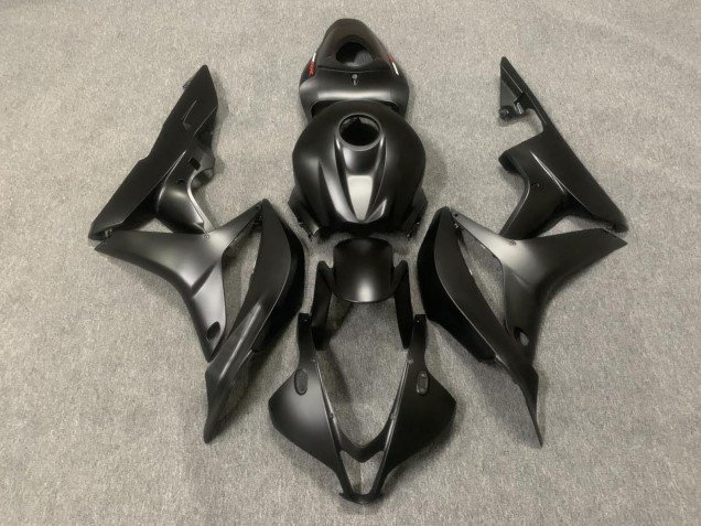 Negro Mate 07-08 CBR600RR Carenados Moto Negro Mate 07-08 CBR600RR Carenados Moto