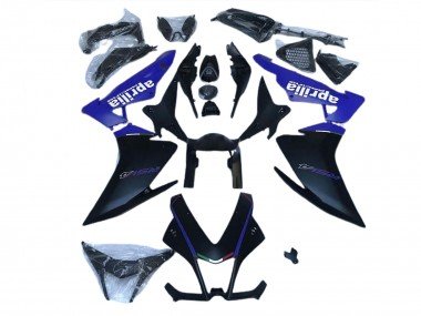 Negro Mate & Azul 10-15 RSV4 1000 Carenados Moto