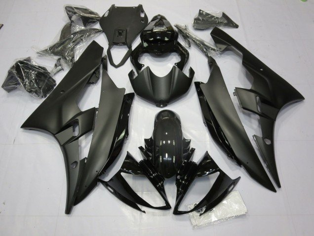 Negro Mate & Brillante 06-07 R6 Carenados Moto Negro Mate & Brillante 06-07 R6 Carenados Moto