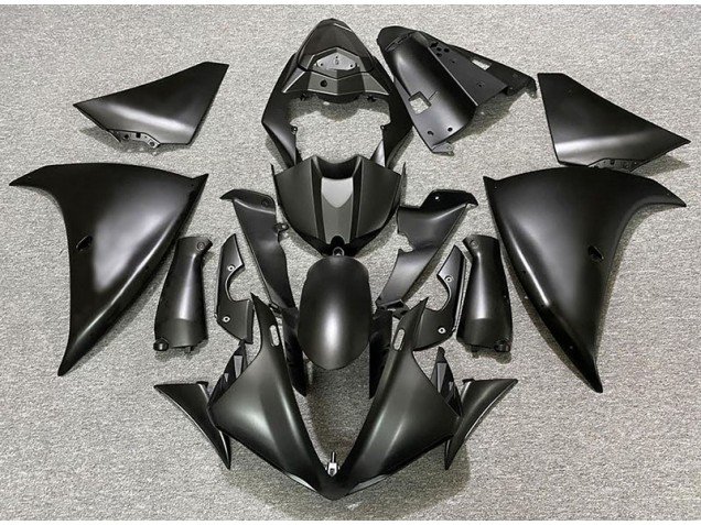 Negro Mate & Dorado 09-11 R1 Carenados Moto