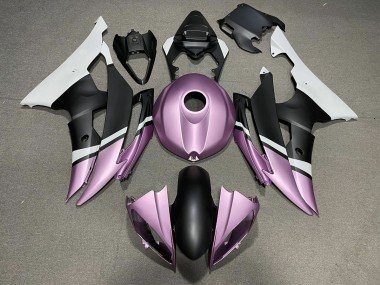 Negro Mate & Morado Claro 08-16 R6 Carenados Moto