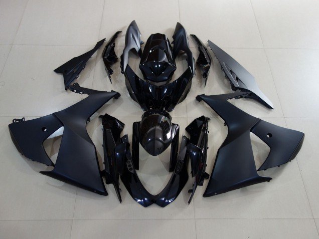 Negro Mate & Negro Brillante 09-16 GSXR 1000 Carenados Moto