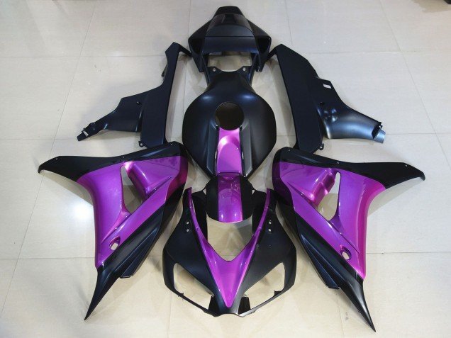 Negro Mate Púrpura 06-07 CBR1000RR Carenados Moto Negro Mate Púrpura 06-07 CBR1000RR Carenados Moto