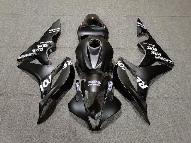 Negro Mate Repsol 07-08 CBR600RR Carenados Moto Negro Mate Repsol 07-08 CBR600RR Carenados Moto