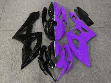 Negro & Morado 05-06 GSXR 1000 Carenados Moto