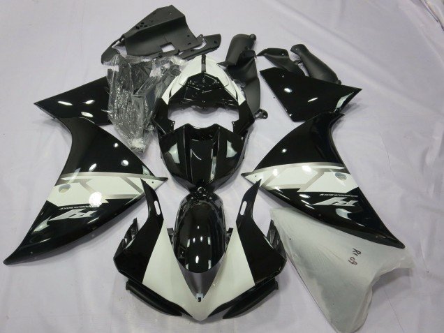 Negro Plata Blanco 12-14 R1 Carenados Moto Negro Plata Blanco 12-14 R1 Carenados Moto