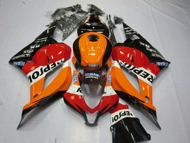 Negro Repsol 09-12 CBR600RR Carenados Moto Negro Repsol 09-12 CBR600RR Carenados Moto