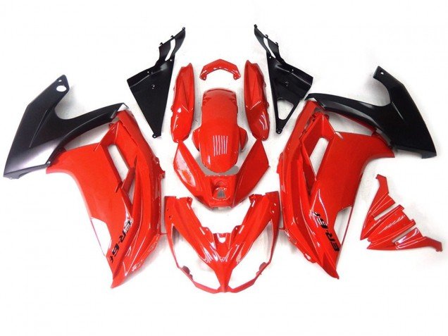 Negro Rojo 12-16 Ninja 650R Carenados Moto