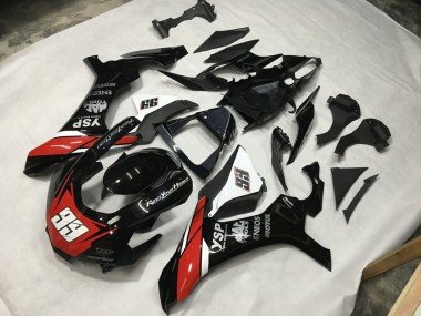 Negro Rojo & Blanco 99 15-19 R1 Carenados Moto