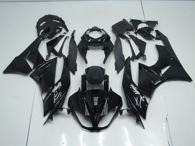 Negro Total Brillante 09-12 ZX6R Carenados Moto
